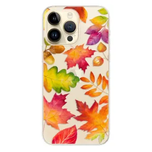 Odolné silikónové puzdro iSaprio - Autumn Leaves 01 - iPhone 14 Pro Max
