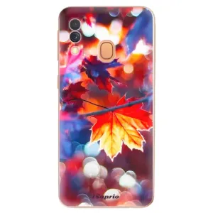 Odolné silikónové puzdro iSaprio - Autumn Leaves 02 - Samsung Galaxy A40