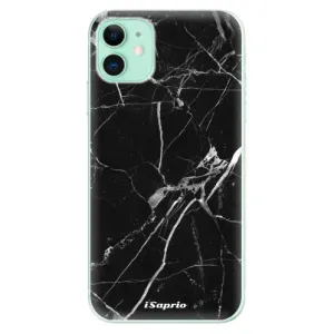 Odolné silikónové puzdro iSaprio - Black Marble 18 - iPhone 11