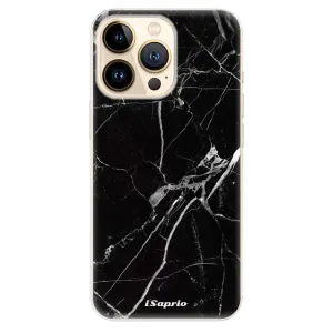 Odolné silikónové puzdro iSaprio - Black Marble 18 - iPhone 13 Pro