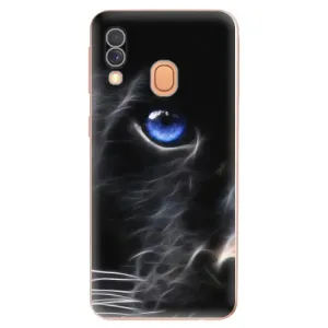 Odolné silikónové puzdro iSaprio - Black Puma - Samsung Galaxy A40