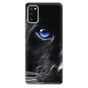 Odolné silikónové puzdro iSaprio - Black Puma - Samsung Galaxy A41