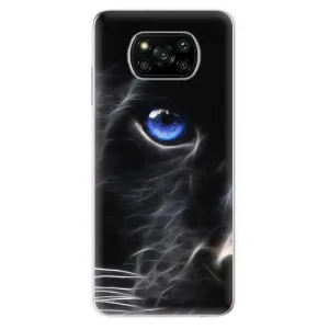 Odolné silikónové puzdro iSaprio - Black Puma - Xiaomi Poco X3 Pro / X3 NFC