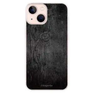 Odolné silikónové puzdro iSaprio - Black Wood 13 - iPhone 13 mini