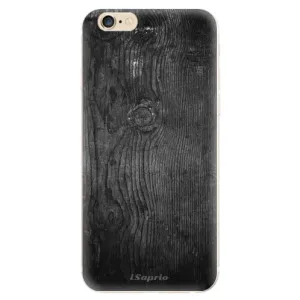 Odolné silikónové puzdro iSaprio - Black Wood 13 - iPhone 6/6S