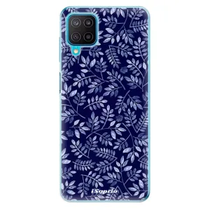Odolné silikónové puzdro iSaprio - Blue Leaves 05 - Samsung Galaxy M12