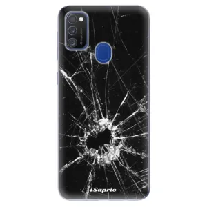 Odolné silikónové puzdro iSaprio - Broken Glass 10 - Samsung Galaxy M21