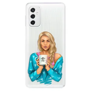 Odolné silikónové puzdro iSaprio - Coffe Now - Blond - Samsung Galaxy M52 5G