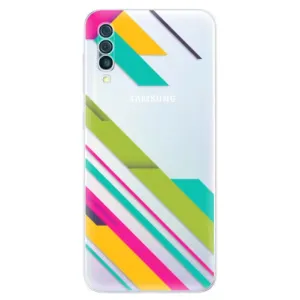 Odolné silikónové puzdro iSaprio - Color Stripes 03 - Samsung Galaxy A50