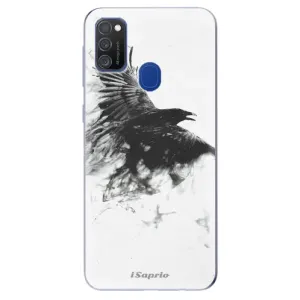 Odolné silikónové puzdro iSaprio - Dark Bird 01 - Samsung Galaxy M21