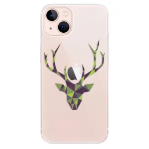 Odolné silikónové puzdro iSaprio - Deer Green - iPhone 13