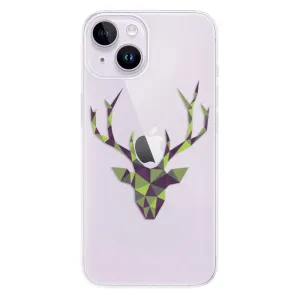 Odolné silikónové puzdro iSaprio - Deer Green - iPhone 14
