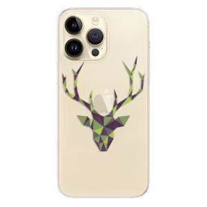 Odolné silikónové puzdro iSaprio - Deer Green - iPhone 14 Pro Max