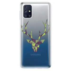 Odolné silikónové puzdro iSaprio - Deer Green - Samsung Galaxy M31s