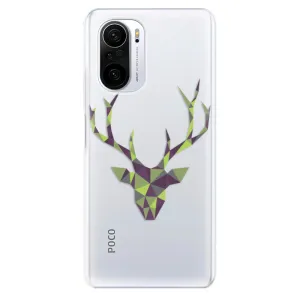 Odolné silikónové puzdro iSaprio - Deer Green - Xiaomi Poco F3