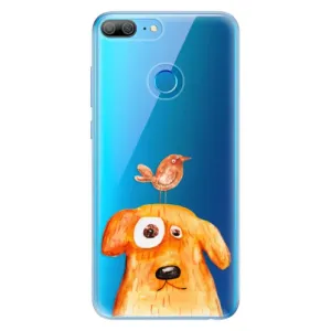 Odolné silikónové puzdro iSaprio - Dog And Bird - Huawei Honor 9 Lite
