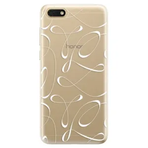 Odolné silikónové puzdro iSaprio - Fancy - white - Huawei Honor 7S