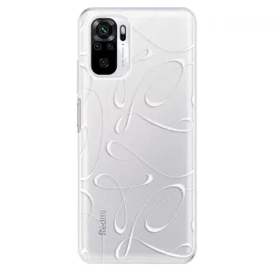 Odolné silikónové puzdro iSaprio - Fancy - white - Xiaomi Redmi Note 10 / Note 10S