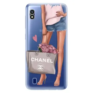 Odolné silikónové puzdro iSaprio - Fashion Bag - Samsung Galaxy A10