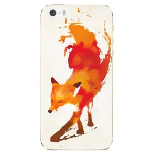 Odolné silikónové puzdro iSaprio - Fast Fox - iPhone 5/5S/SE