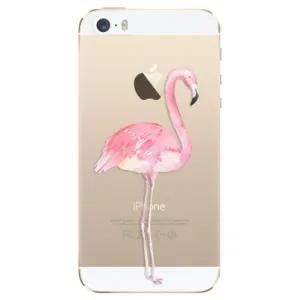 Odolné silikónové puzdro iSaprio - Flamingo 01 - iPhone 5/5S/SE