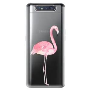 Odolné silikónové puzdro iSaprio - Flamingo 01 - Samsung Galaxy A80