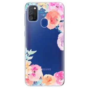 Odolné silikónové puzdro iSaprio - Flower Brush - Samsung Galaxy M21