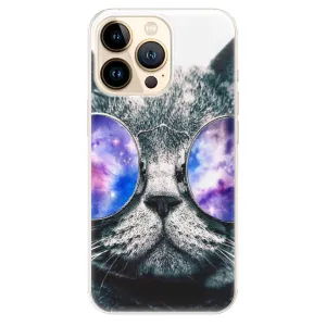 Odolné silikónové puzdro iSaprio - Galaxy Cat - iPhone 13 Pro Max