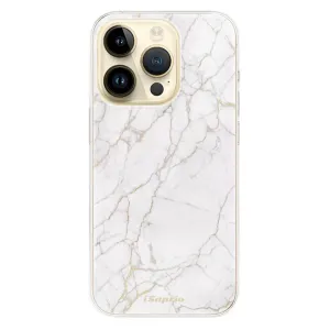 Odolné silikónové puzdro iSaprio - GoldMarble 13 - iPhone 14 Pro