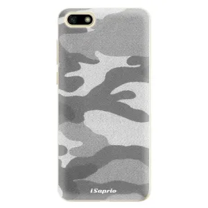 Odolné silikónové puzdro iSaprio - Gray Camuflage 02 - Huawei Y5 2018