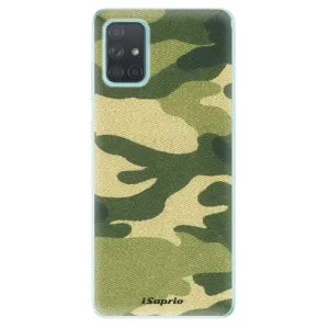 Odolné silikónové puzdro iSaprio - Green Camuflage 01 - Samsung Galaxy A71