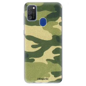Odolné silikónové puzdro iSaprio - Green Camuflage 01 - Samsung Galaxy M21