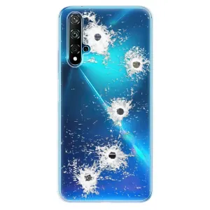 Odolné silikónové puzdro iSaprio - Gunshots - Huawei Nova 5T