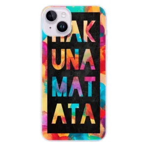 Odolné silikónové puzdro iSaprio - Hakuna Matata 01 - iPhone 14 Plus