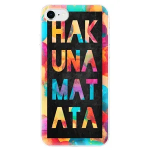 Odolné silikónové puzdro iSaprio - Hakuna Matata 01 - iPhone SE 2020