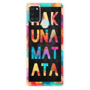 Odolné silikónové puzdro iSaprio - Hakuna Matata 01 - Samsung Galaxy A21s