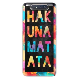 Odolné silikónové puzdro iSaprio - Hakuna Matata 01 - Samsung Galaxy A80