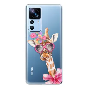 Odolné silikónové puzdro iSaprio - Lady Giraffe - Xiaomi 12T / 12T Pro
