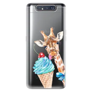 Odolné silikónové puzdro iSaprio - Love Ice-Cream - Samsung Galaxy A80