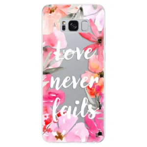 Odolné silikónové puzdro iSaprio - Love Never Fails - Samsung Galaxy S8