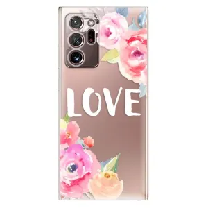 Odolné silikónové puzdro iSaprio - Love - Samsung Galaxy Note 20 Ultra