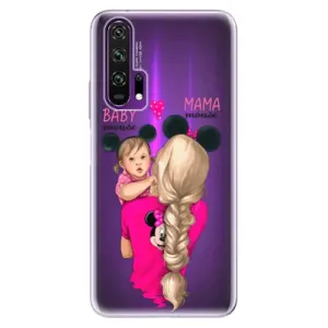 Odolné silikónové puzdro iSaprio - Mama Mouse Blond and Girl - Honor 20 Pro