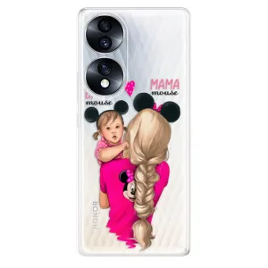 Odolné silikónové puzdro iSaprio - Mama Mouse Blond and Girl - Honor 70