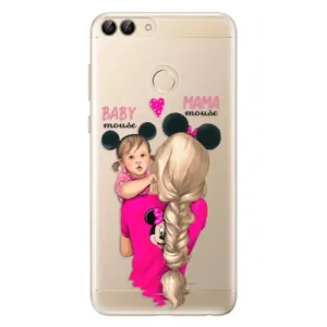 Odolné silikónové puzdro iSaprio - Mama Mouse Blond and Girl - Huawei P Smart