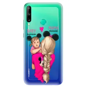 Odolné silikónové puzdro iSaprio - Mama Mouse Blond and Girl - Huawei P40 Lite E