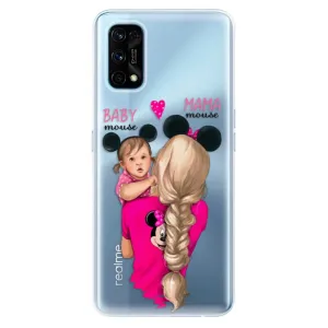 Odolné silikónové puzdro iSaprio - Mama Mouse Blond and Girl - Realme 7 Pro