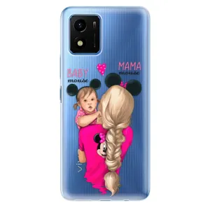 Odolné silikónové puzdro iSaprio - Mama Mouse Blond and Girl - Vivo Y01