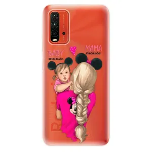 Odolné silikónové puzdro iSaprio - Mama Mouse Blond and Girl - Xiaomi Redmi 9T