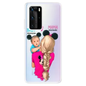 Odolné silikónové puzdro iSaprio - Mama Mouse Blonde and Boy - Huawei P40 Pro