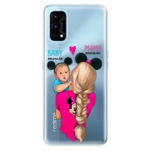 Odolné silikónové puzdro iSaprio - Mama Mouse Blonde and Boy - Realme 7 Pro